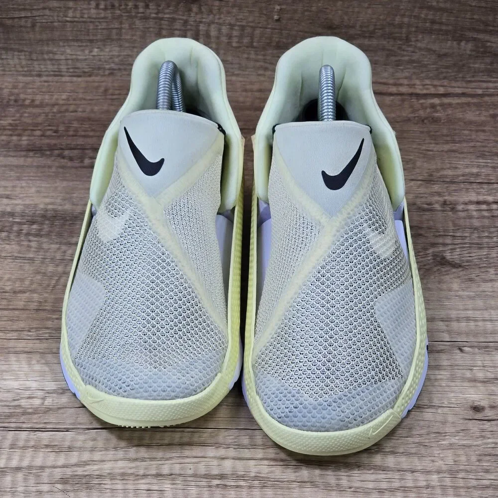 Nike Go FlyEase Women's Size 9.5 Yellow Alabaster Hands Free Shoes (DR5540-700)
